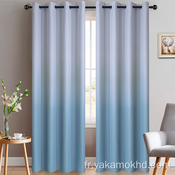 Rideaux Ombre Bleu Clair